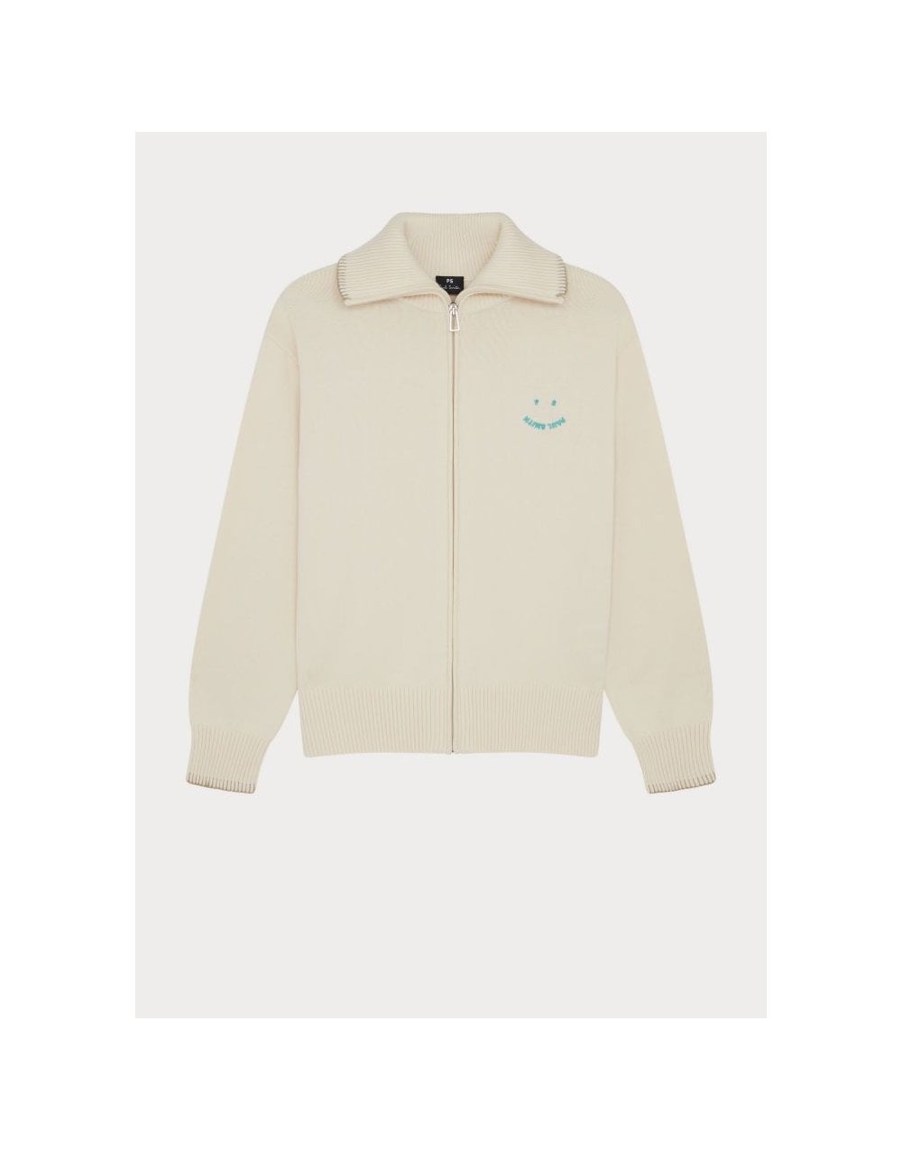 Young Ideas/Henmores - PS Happy Full Zip Sweatshirt - 02 Off White - XS