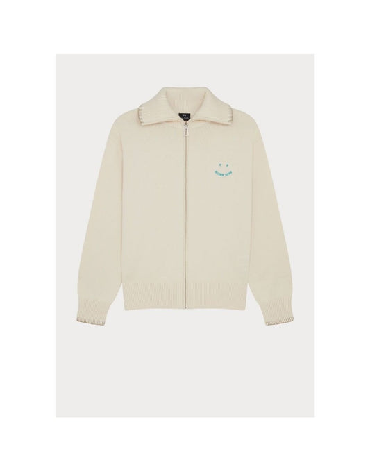 Young Ideas/Henmores - PS Happy Full Zip Sweatshirt - 02 Off White - XS