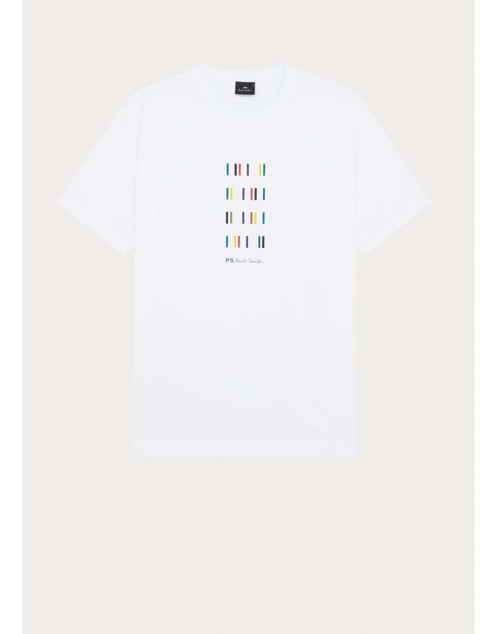 Young Ideas/Henmores - PS Tally Stripe Graphic T-Shirt - 01 White - M