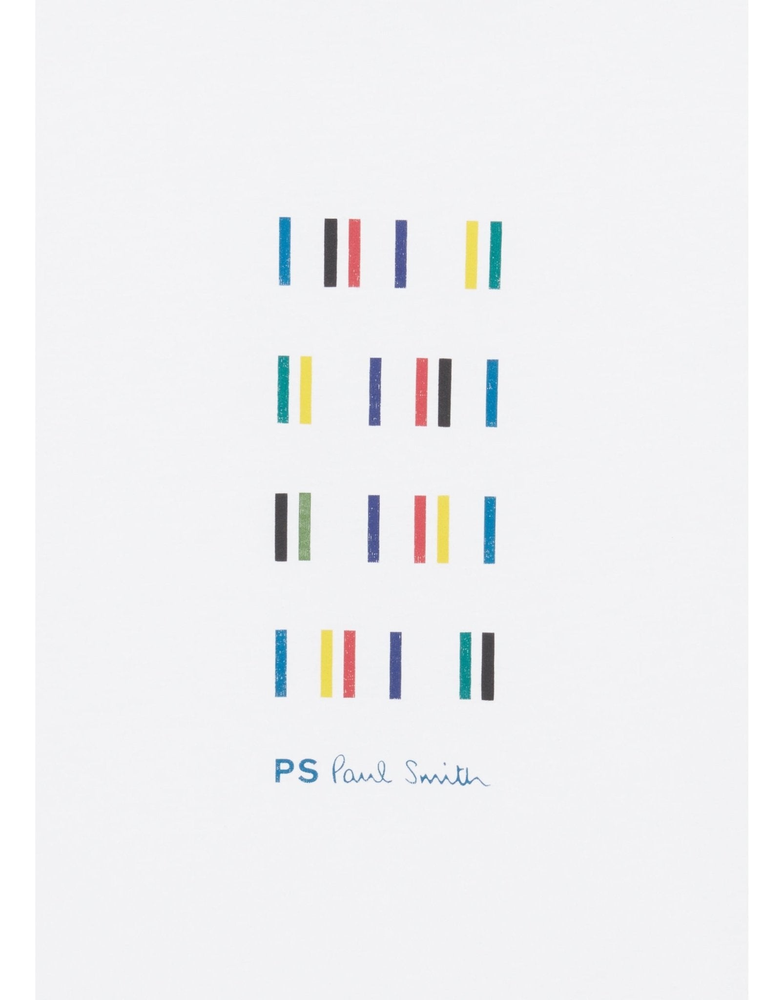 Young Ideas/Henmores - PS Tally Stripe Graphic T-Shirt - 01 White - M