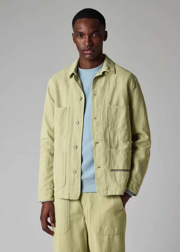 Young Ideas & Henmores - Quad Pocket Chore Jacket - 30 Green - M