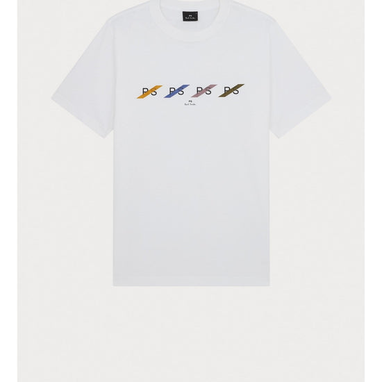 Young Ideas/Henmores - Regular Fit PS Row T-Shirt - 01 White - M