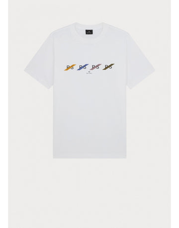Young Ideas/Henmores - Regular Fit PS Row T-Shirt - 01 White - M