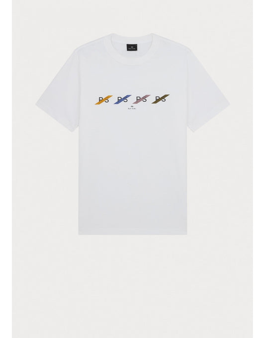 Young Ideas/Henmores - Regular Fit PS Row T-Shirt - 01 White - M