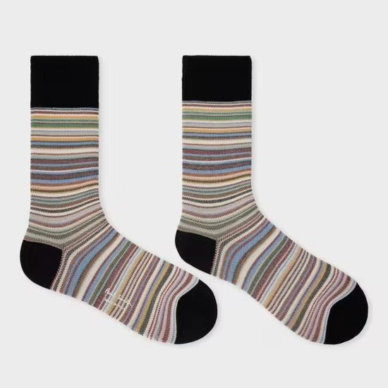 Young Ideas & Henmores - Spring Signature Socks - 47 Blue Multi - OS