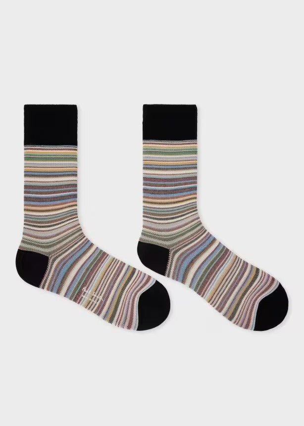 Young Ideas & Henmores - Spring Signature Socks - 47 Blue Multi - OS