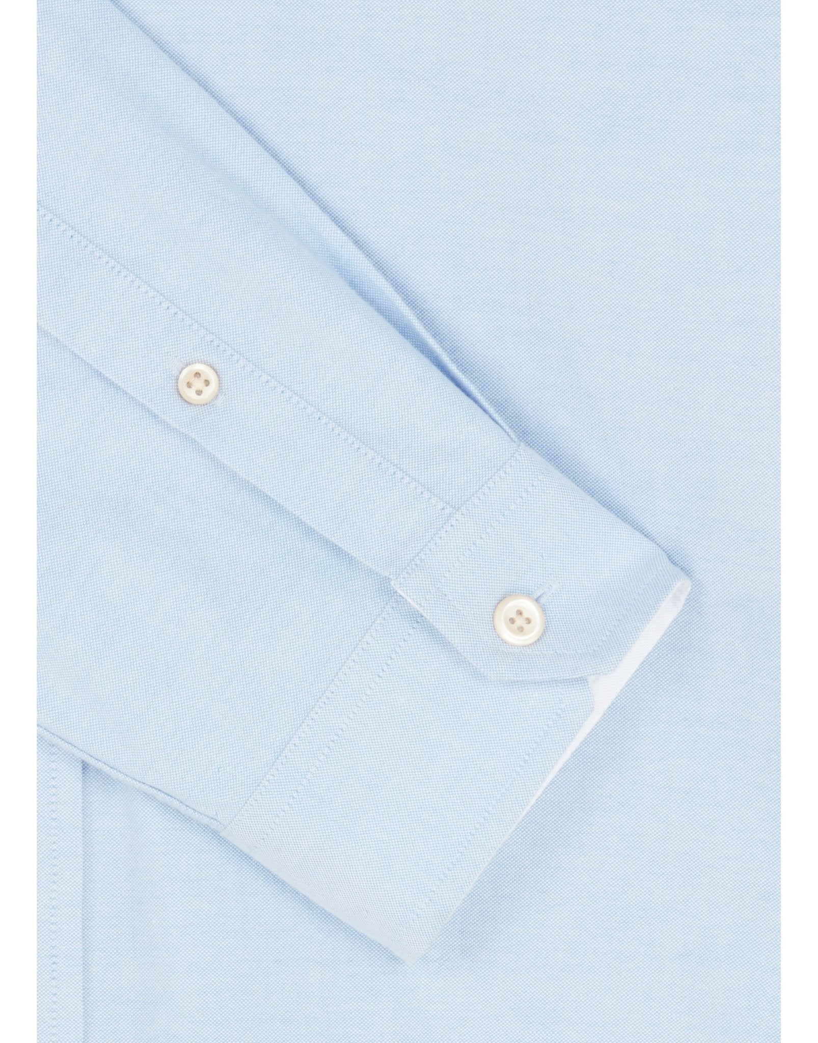 Young Ideas/Henmores - Stitch Cuff Detail Tailored Fit Shirt - 01 White - M