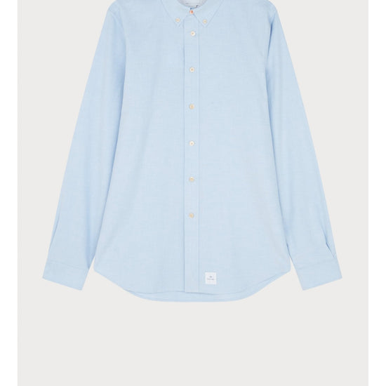 Young Ideas/Henmores - Stitch Cuff Detail Tailored Fit Shirt - 01 White - M