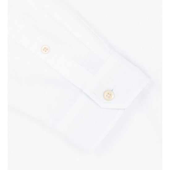 Young Ideas/Henmores - Stitch Cuff Detail Tailored Fit Shirt - 01 White - M