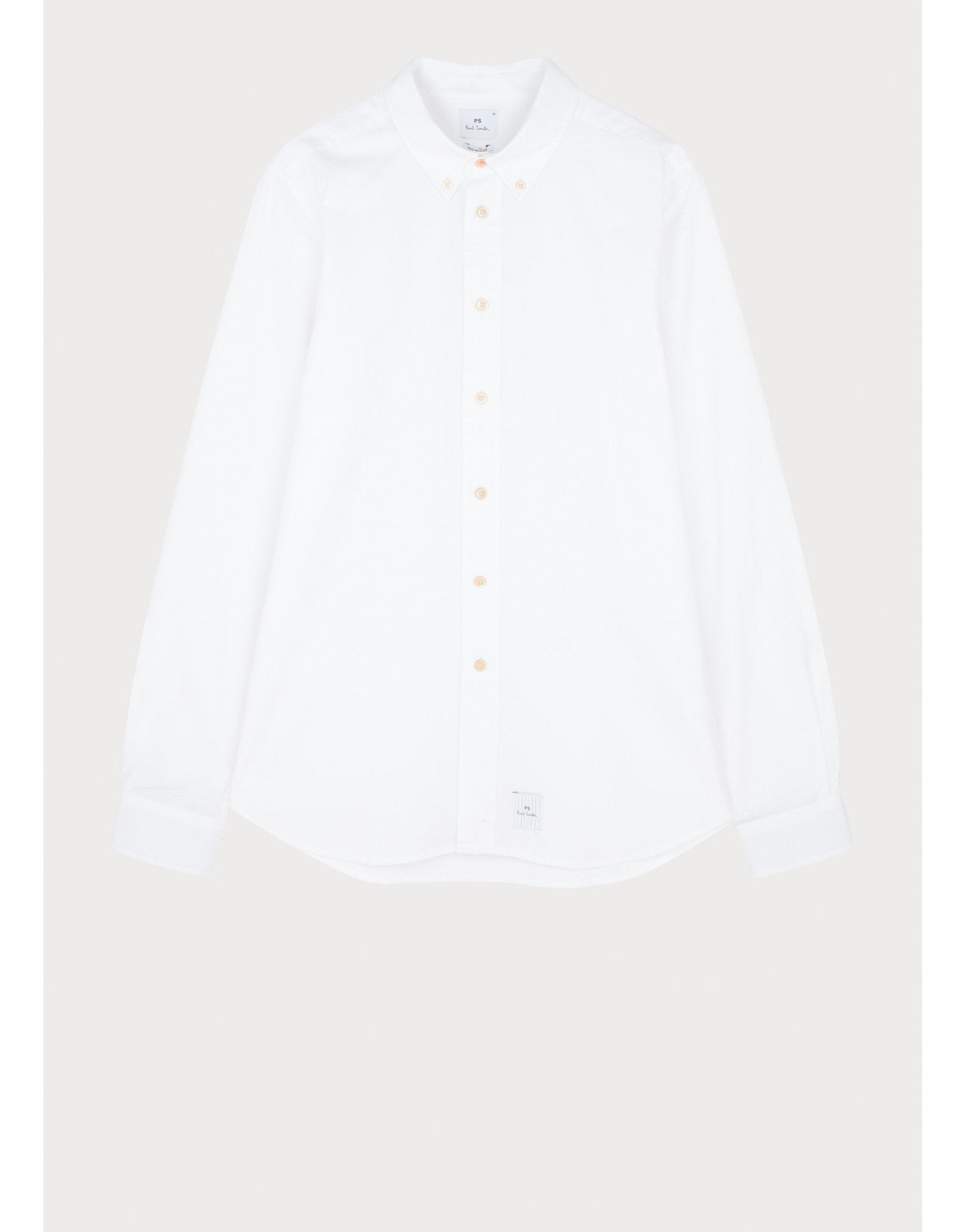 Young Ideas/Henmores - Stitch Cuff Detail Tailored Fit Shirt - 01 White - M