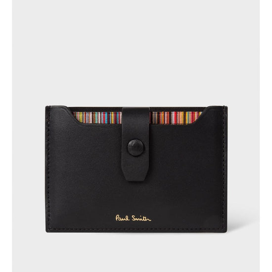 Young Ideas/Henmores - Stripe Pullout Wallet - Black - OS