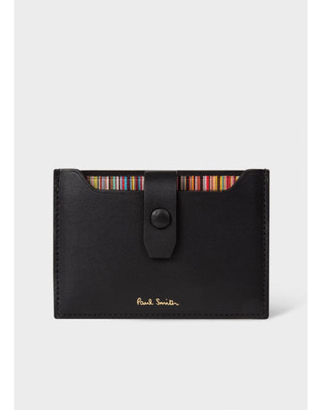 Young Ideas/Henmores - Stripe Pullout Wallet - Black - OS
