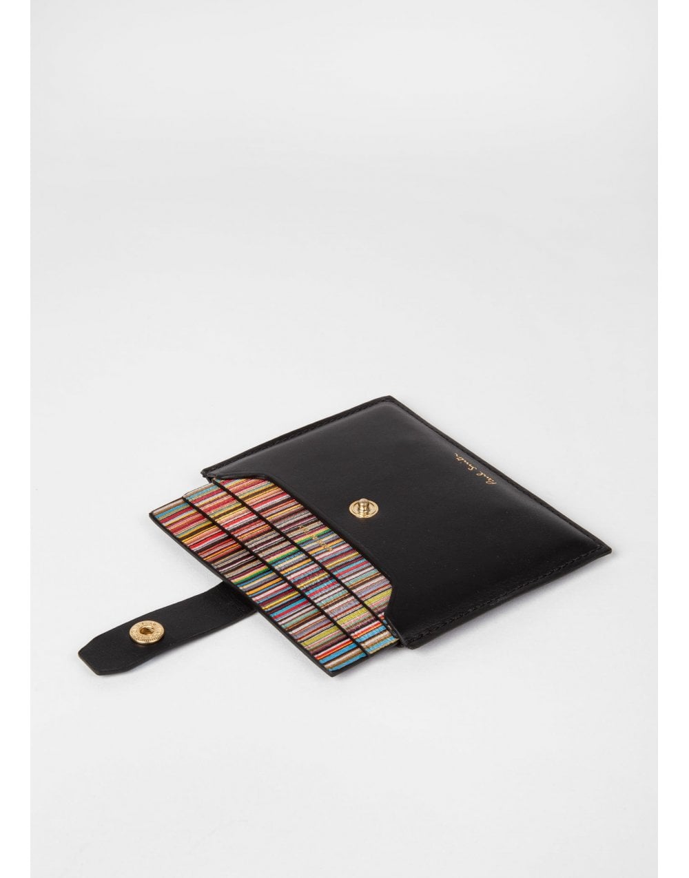 Young Ideas/Henmores - Stripe Pullout Wallet - Black - OS
