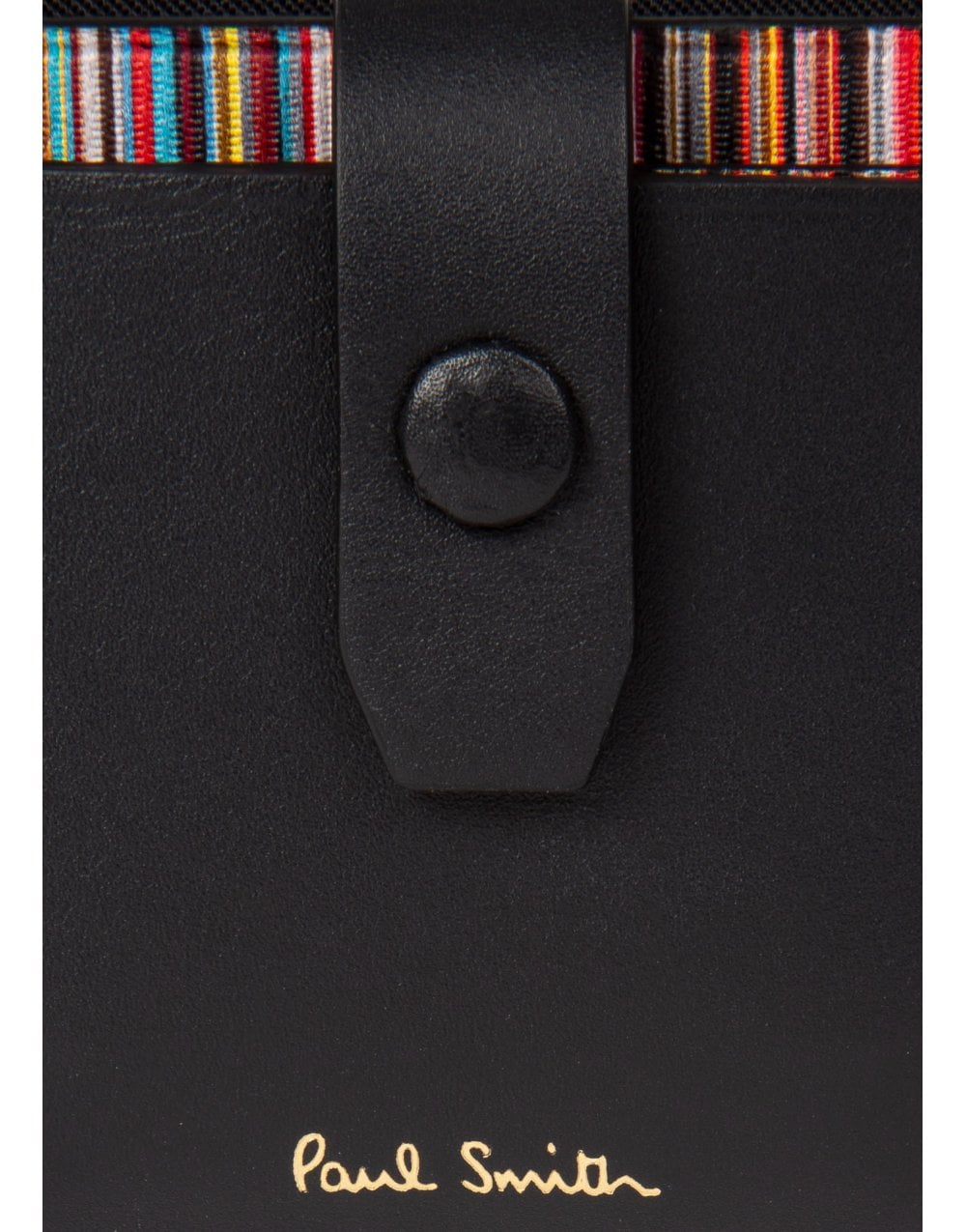 Young Ideas/Henmores - Stripe Pullout Wallet - Black - OS