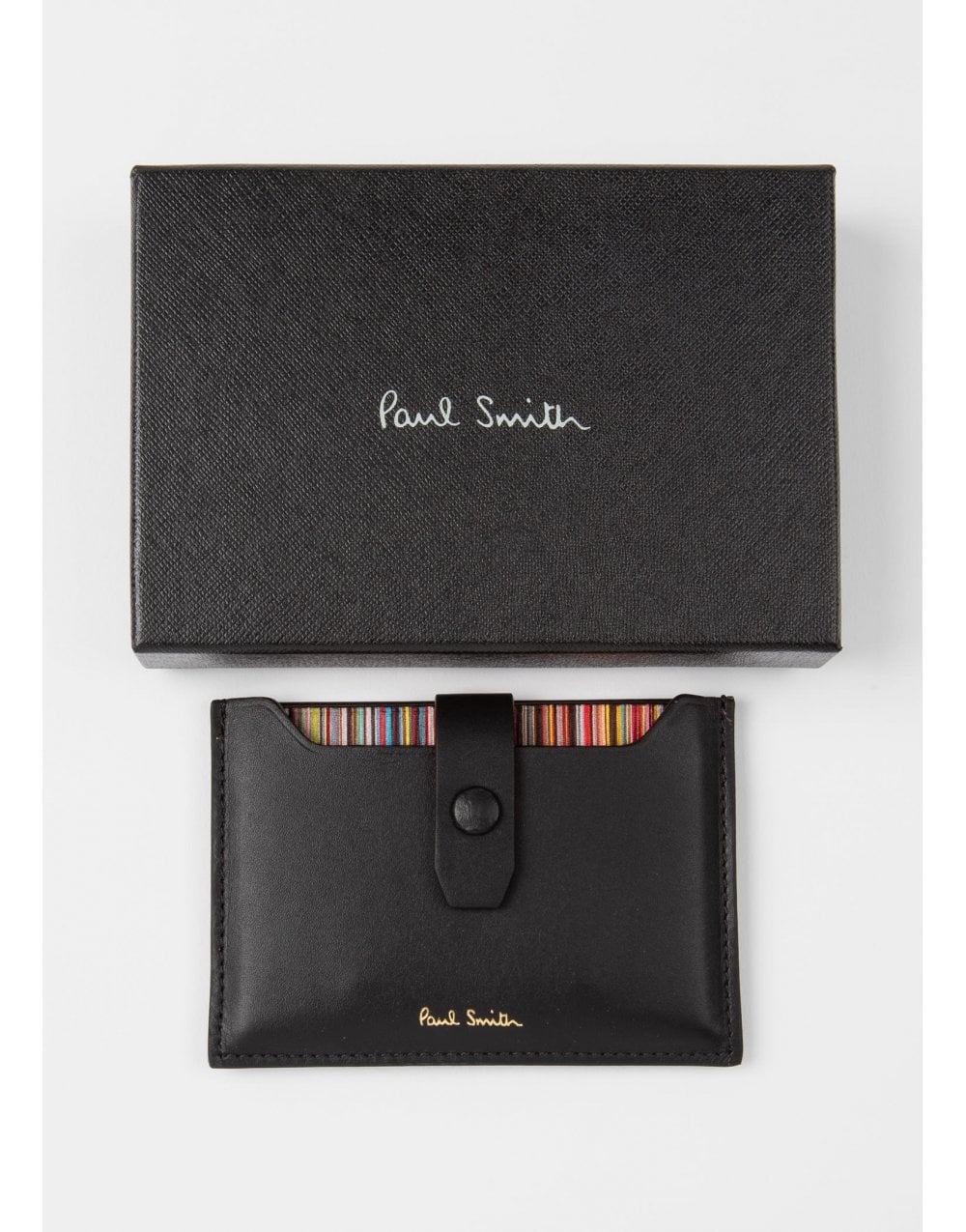 Young Ideas/Henmores - Stripe Pullout Wallet - Black - OS