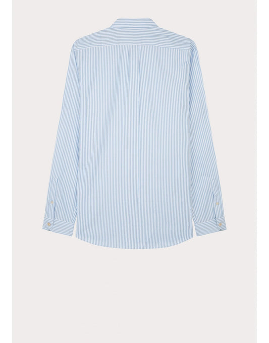 Young Ideas/Henmores - Stripe Regular Fit Shirt - 41 Blue/White - M