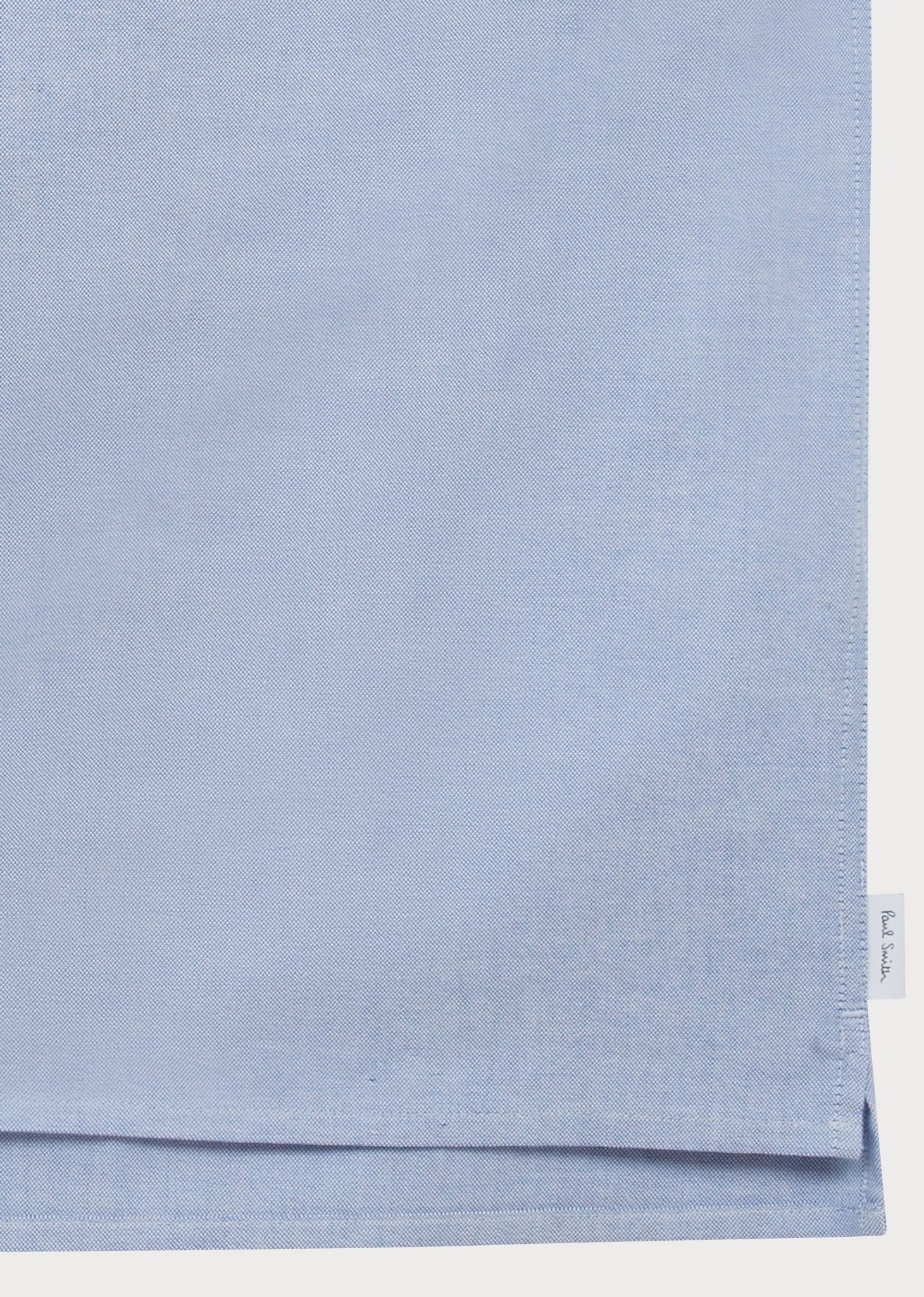 Young Ideas & Henmores - Stripe Stitch Detail Short Sleeve Shirt - 44 Light Blue - M