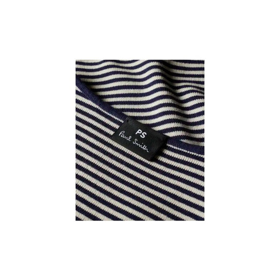 Young Ideas/Henmores - Striped Floral Drawing Detail Sleevless Top - 49 Very Dark Navy - XS