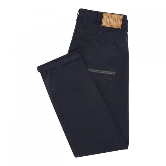 Young Ideas/Henmores - Striped Pocket Detail Standard Fit Reg Jeans - 49 Navy Blue - 30
