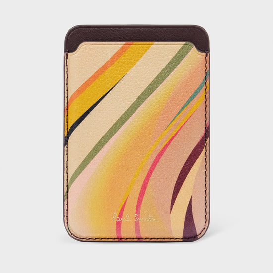 Young Ideas/Henmores - Swirl Leather Magnetic Card Holder - 90 Multicolour - OS