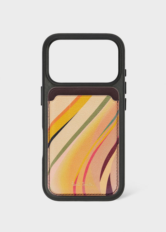 Young Ideas/Henmores - Swirl Leather Magnetic Card Holder - 90 Multicolour - OS