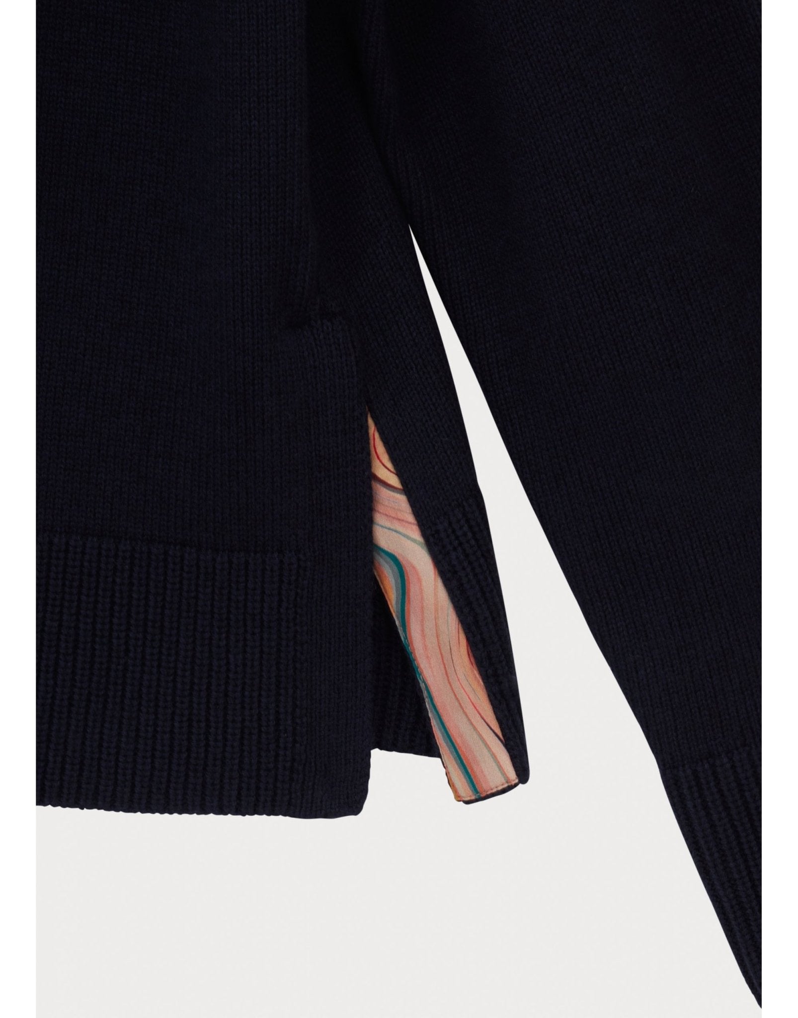 Young Ideas/Henmores - Swirl Shoulder Button Detail Jumper - 49 Navy Blue - XS