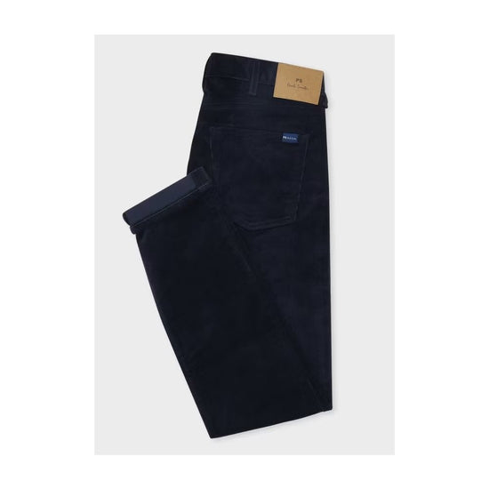 Young Ideas/Henmores - Tapered Fit Corduroy Trouser - 49 Dark Navy - 32/32