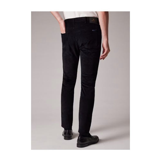 Young Ideas/Henmores - Tapered Fit Corduroy Trouser - 49 Dark Navy - 32/32