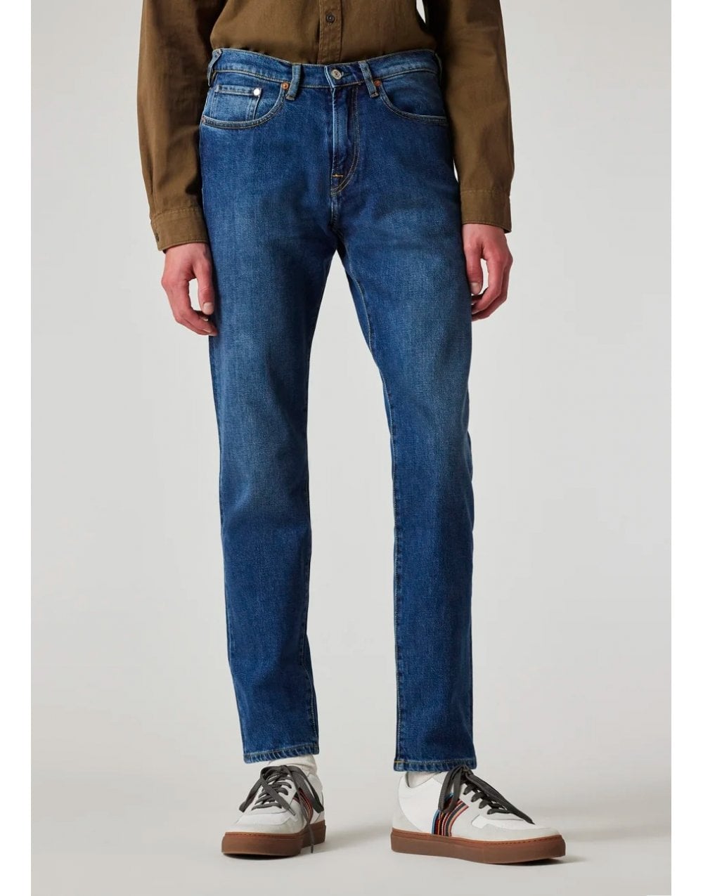 Young Ideas/Henmores - Tapered Fit Jeans - Mid Wash - 30/32