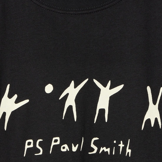 Young Ideas/Henmores - Volleyball Graphic T-Shirt - 79 Black - S