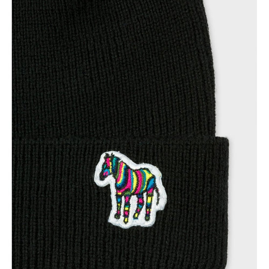 Young Ideas/Henmores - Zebra Beanie Hat - 37 Light Blue - OS