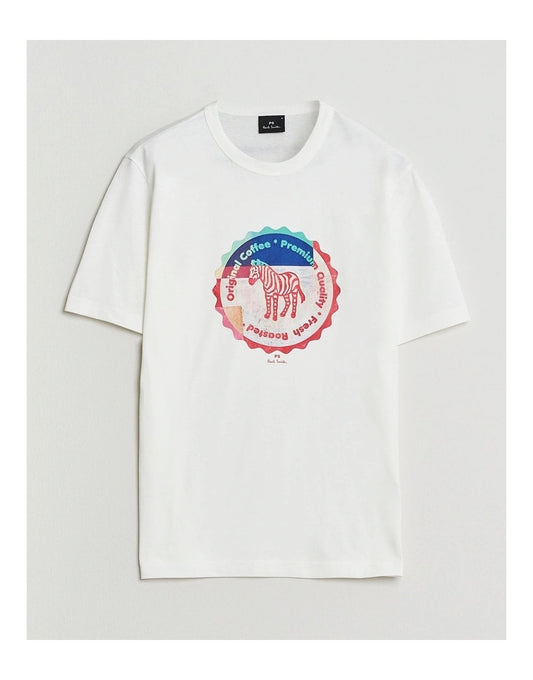Young Ideas/Henmores - Zebra Bottle Top T-Shirt - 02A Off White - S