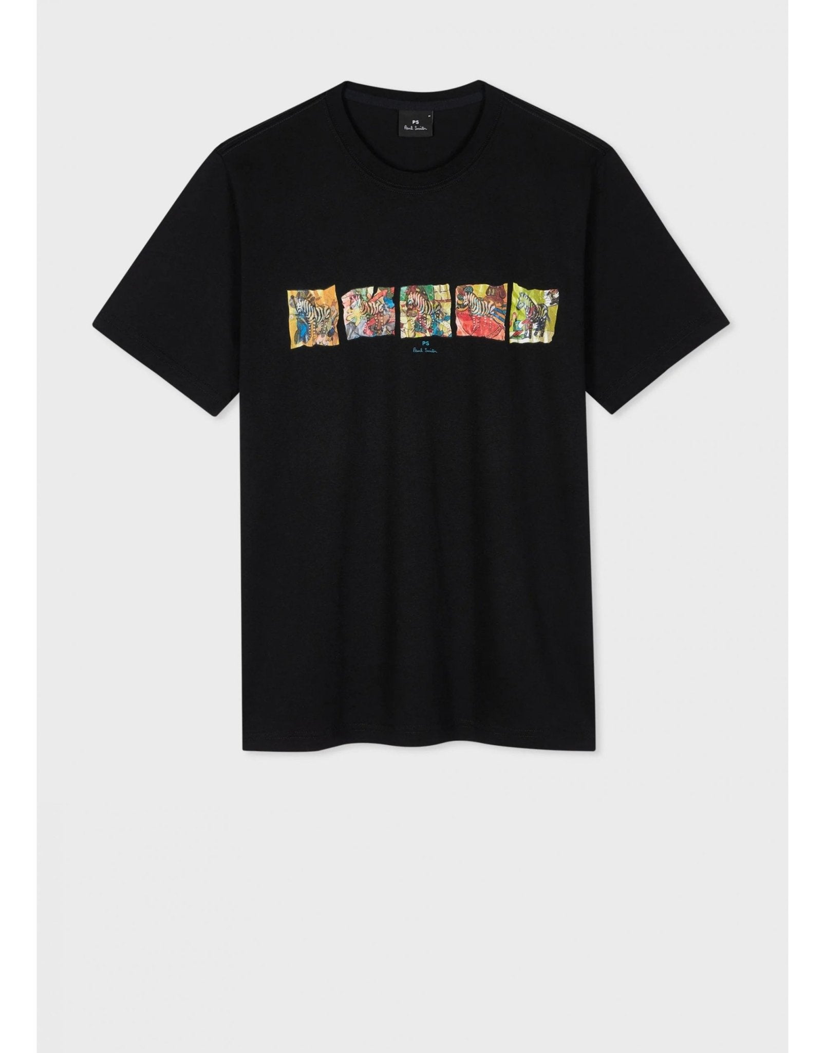 Young Ideas/Henmores - Zebra Comic Strip Graphic T-Shirt - 49 Navy - M