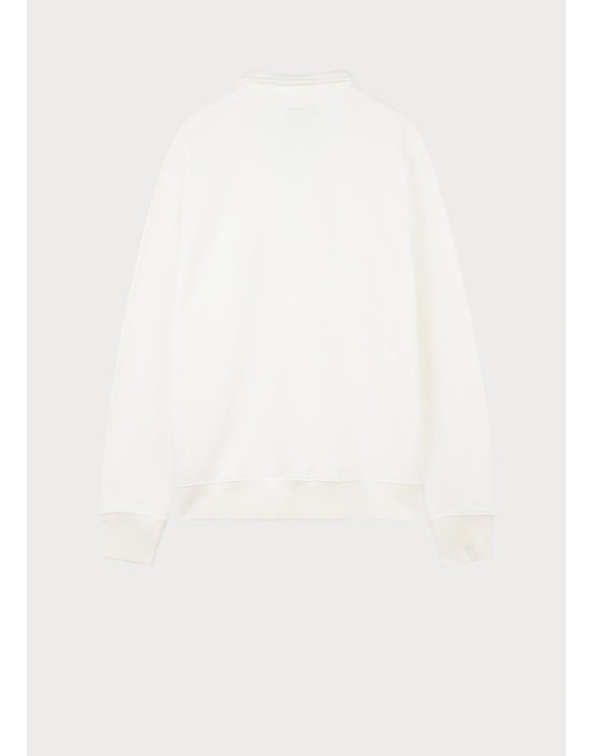 Young Ideas/Henmores - Zebra Quarter Zip Sweatshirt - 02A Warm White - M