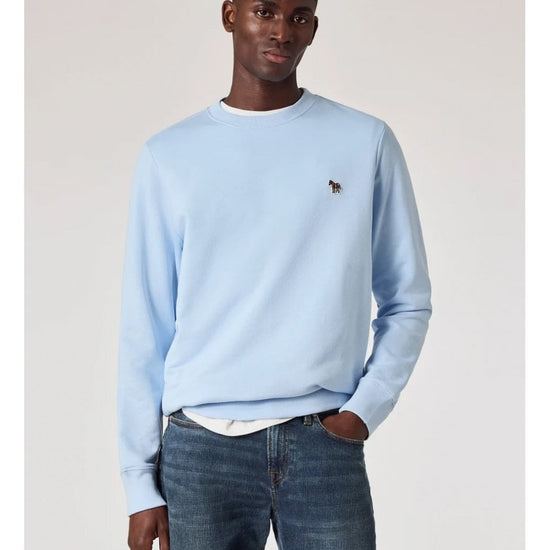 Young Ideas/Henmores - Zebra Regular Fit Sweatshirt - 41E Light Blue - M