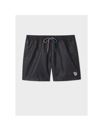 Young Ideas/Henmores - Zebra Swim Short - 79 Black - M