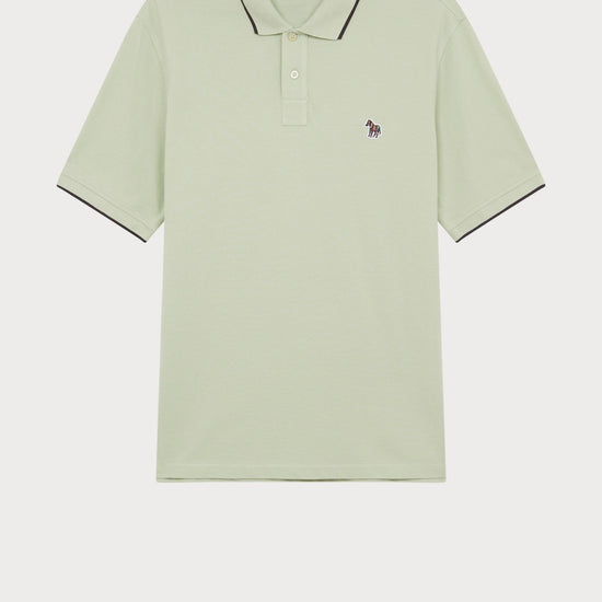 Young Ideas/Henmores - Zebra Tipped SS Polo Shirt - 30B Mint Green - M