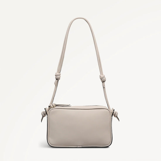 Young Ideas & Henmores - Camden Small Flapover Shoulder Bag - Salt - OS