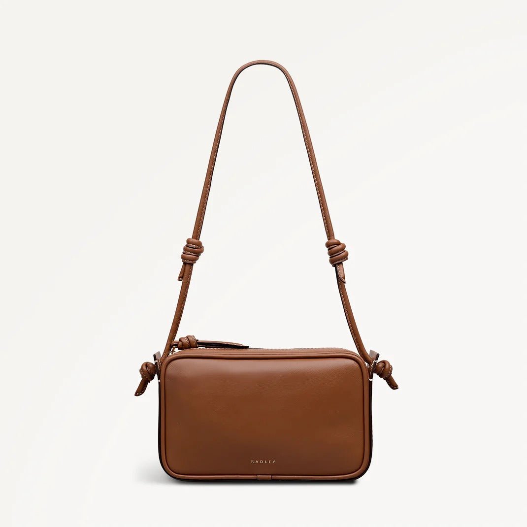 Young Ideas & Henmores - Camden Small Flapover Shoulder Bag - Cognac - OS