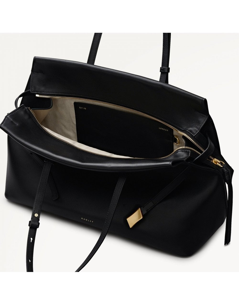 Young Ideas/Henmores - Christina Medium Ziptop Shoulder Bag - Dark Cherry - OS