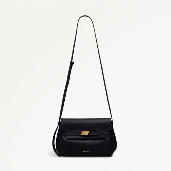 Young Ideas/Henmores - Christina Small Flapover Crossbody Bag - Black - OS