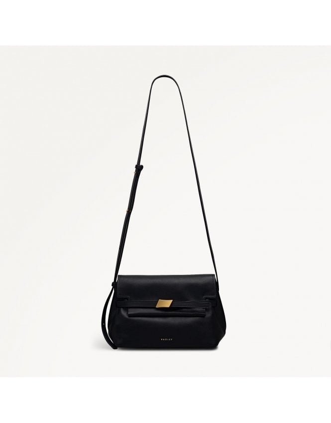 Young Ideas/Henmores - Christina Small Flapover Crossbody Bag - Black - OS