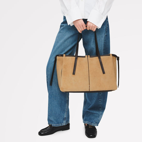 Young Ideas/Henmores - Connaught Large Open Top Shoulder Bag - Sahara - OS