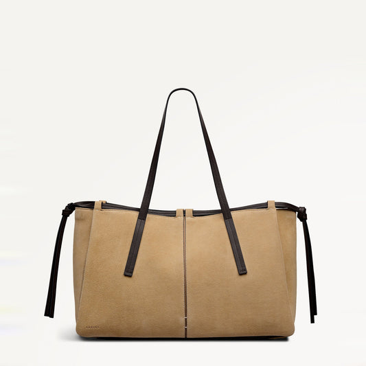 Young Ideas/Henmores - Connaught Large Open Top Shoulder Bag - Sahara - OS