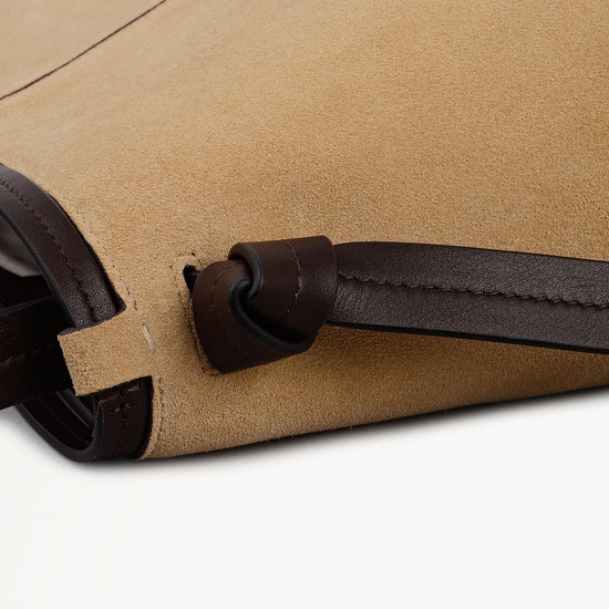 Young Ideas/Henmores - Connaught Medium Ziptop Shoulder Bag - Sahara - OS