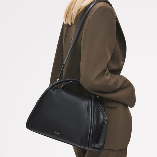 Young Ideas/Henmores - Golborne Medium Ziptop Bag - Black - OS