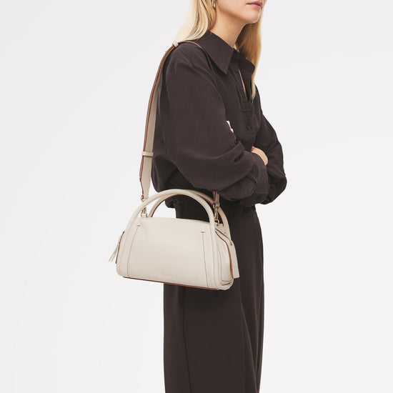 Young Ideas/Henmores - Golborne Small Ziptop Bag - Salt - OS