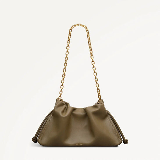 Young Ideas & Henmores - Roxburgh Medium Chain Clutch Bag - acorn - OS