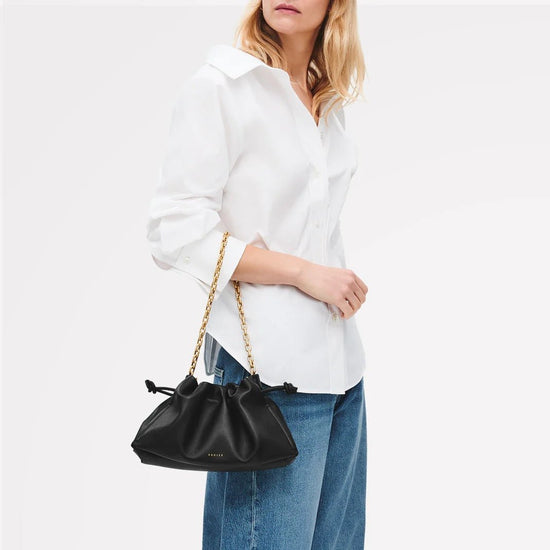 Young Ideas & Henmores - Roxburgh Medium Chain Clutch Bag - Black - OS