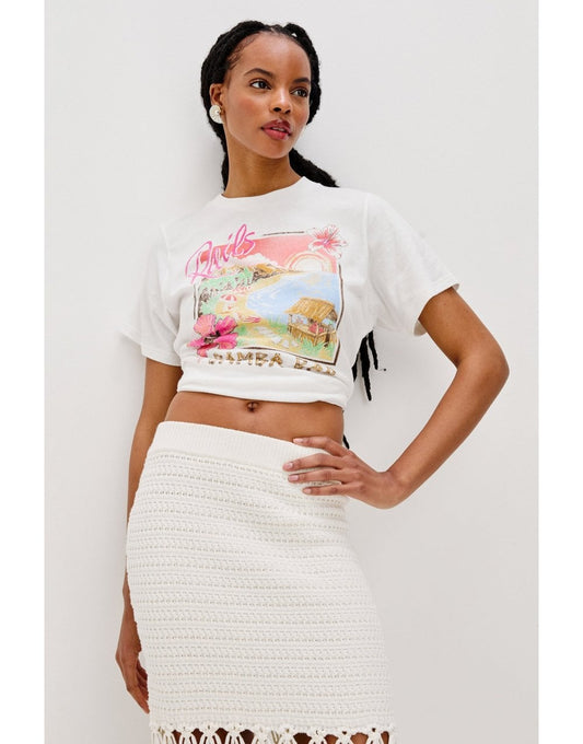 Young Ideas/Henmores - Bamba Bar Graphic T-Shirt - White - XS